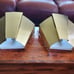 Brass wall sconces