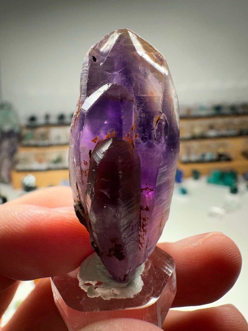 High Cliffs Tutu Amethyst from The Mambilla Plateau, Nigeria