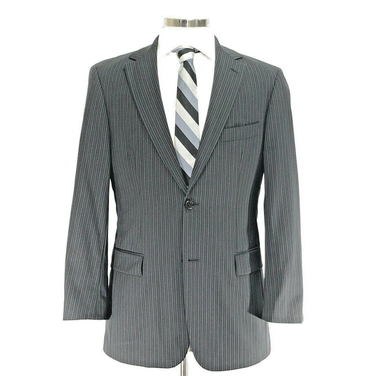 Hugo Boss Super 140’s Pinstripe Coat 36R