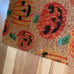 Halloween pumpkin doormat