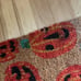 Halloween pumpkin doormat