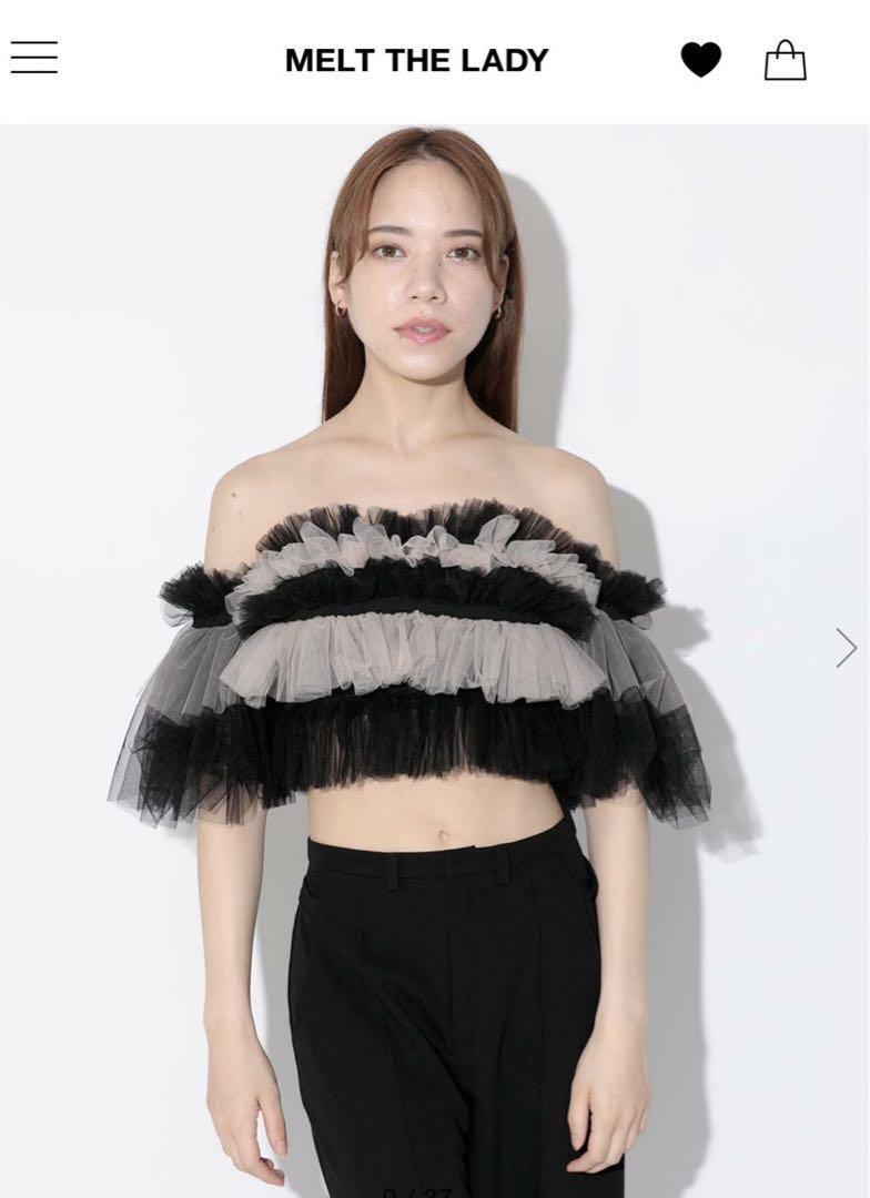 魅力の THE MELT LADY tops tulle cherie トップス