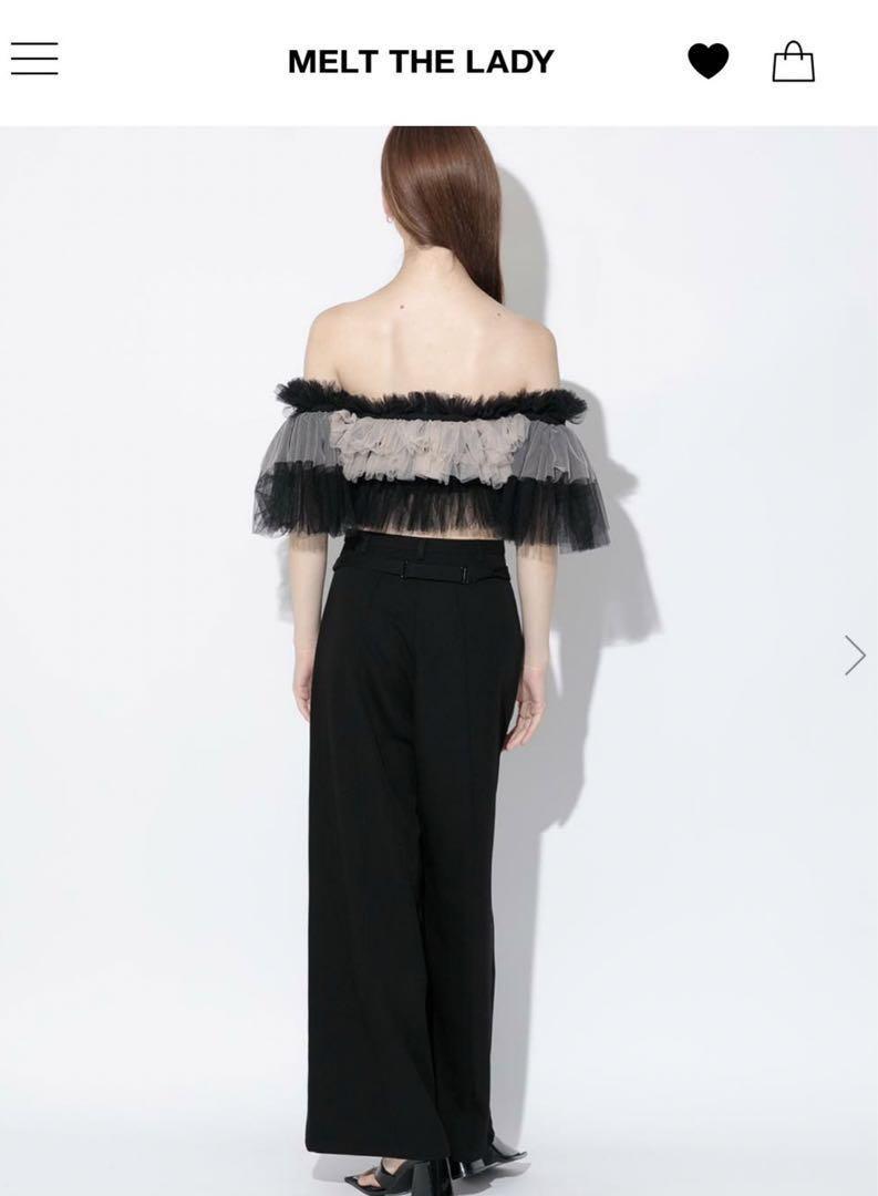 定番のお歳暮 MELT THE LADY cherie tulle tops トップス