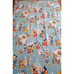 Vintage Disney World Mickey Mouse and Friends Muslin Twin Sheet Set Flat Fitted