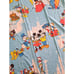 Vintage Disney World Mickey Mouse and Friends Muslin Twin Sheet Set Flat Fitted