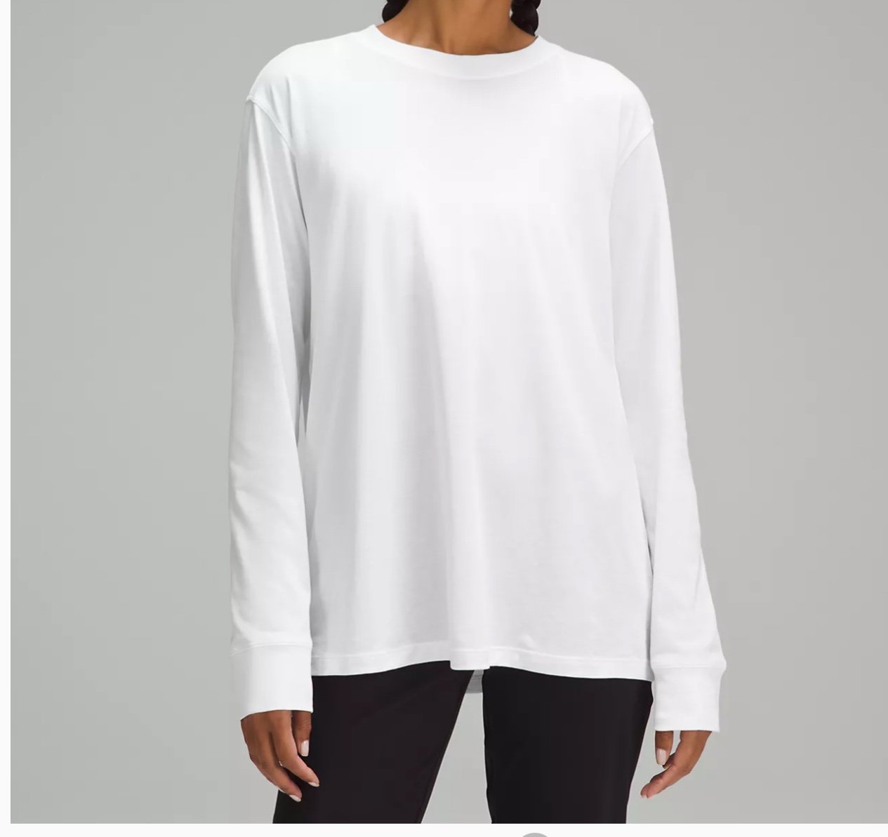 All Yours Long-Sleeve Shirt white size 6