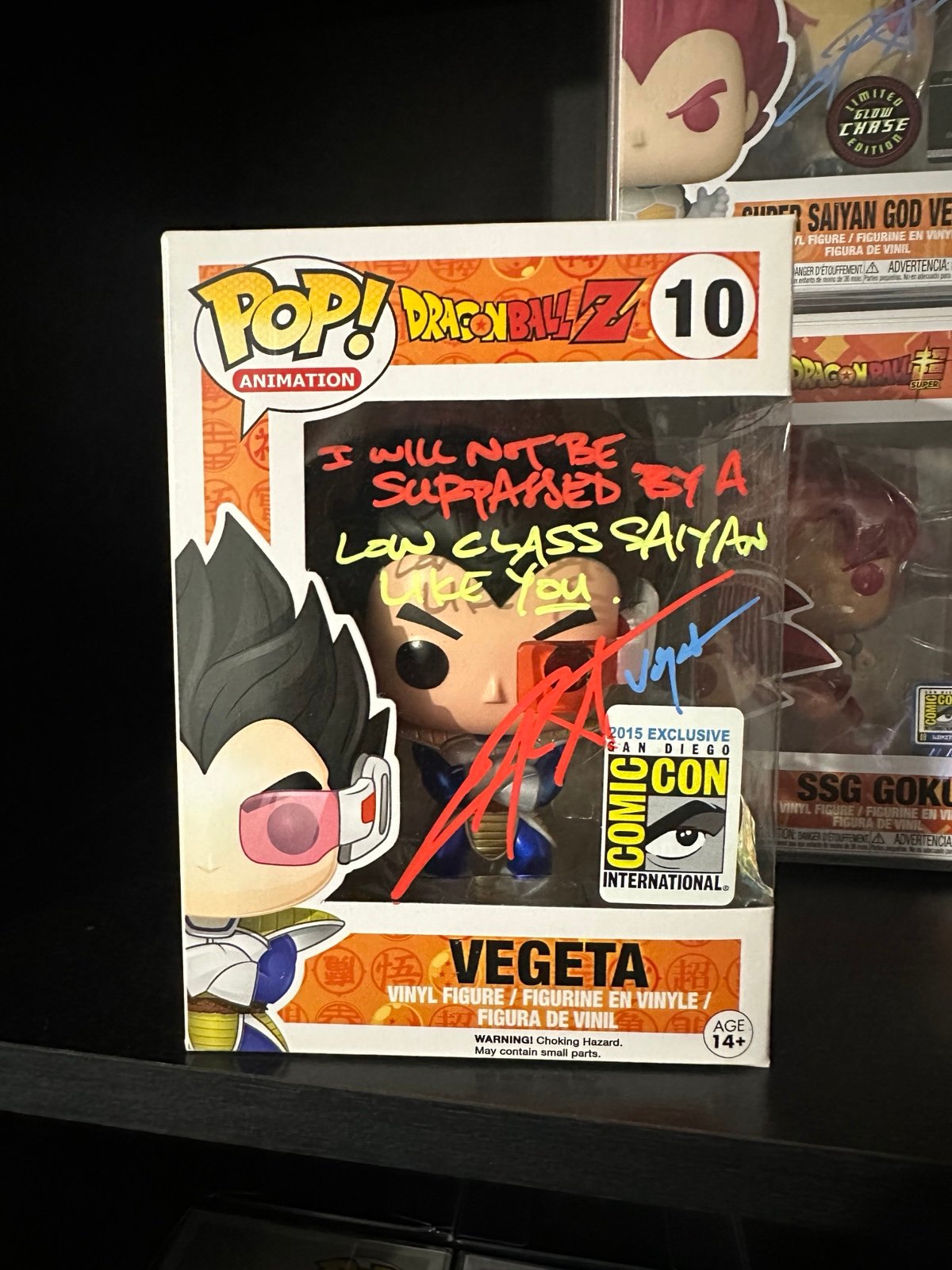 Sdcc vegeta / gogeta chase (dont buy)