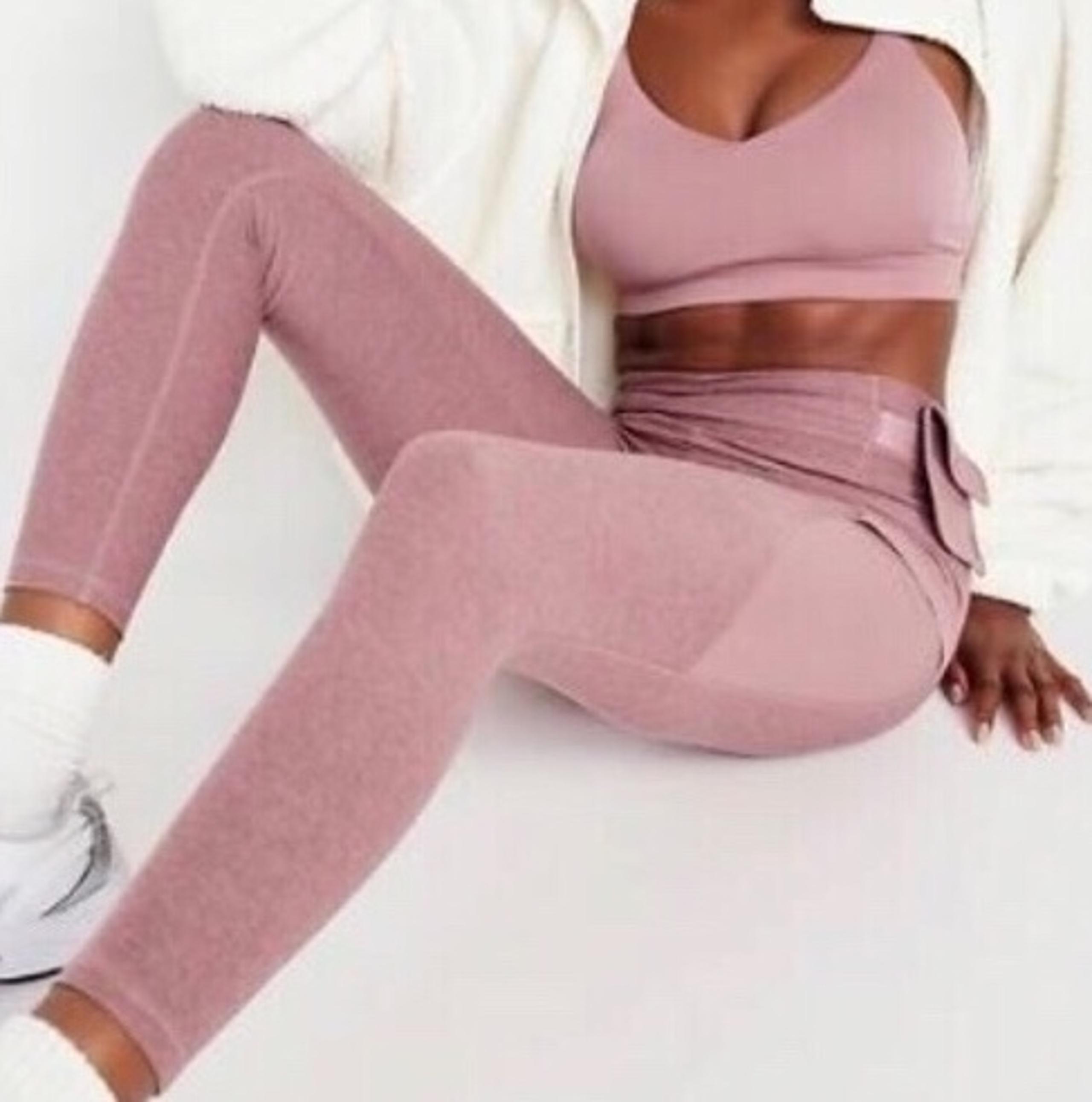 Old Navy Cloud 7/8 Pink Leggings Extra High-Waisted Women’s Size XL Activewear