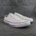 Converse Shoes Mens 11 Sneaker Chuck Taylor All Star Classic White Canvas Casual