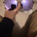 Quay NWT Lickety Split Gun Metal/Purple Sunglasses(discontinued f/ quay)