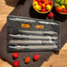Forever Sharp Platinum Series 8 Piece Surgical Stainless Steel Knife Set