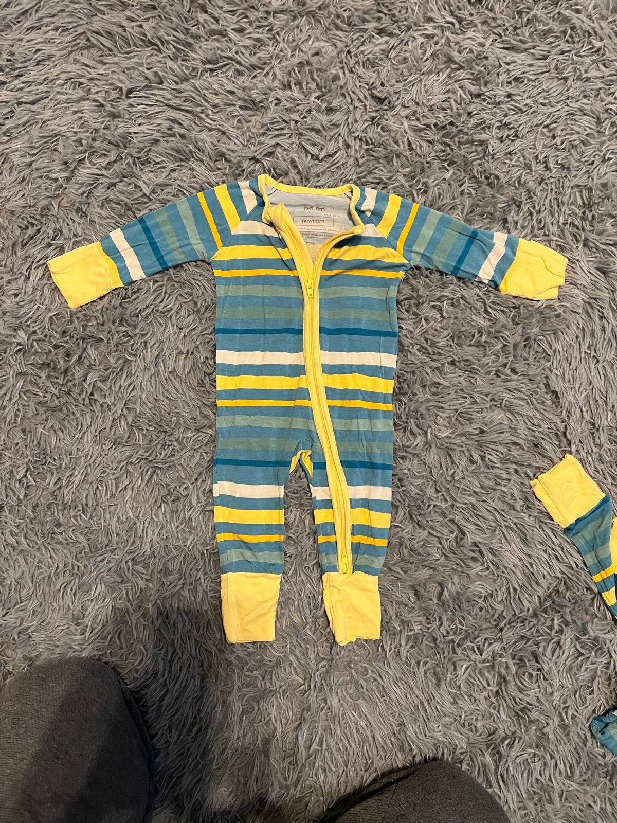 garden stripes little sleepies zippy nb