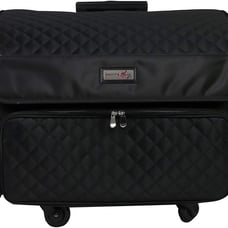 NEW 4 Wheels Collapsible Deluxe Sewing Machine Storage Case