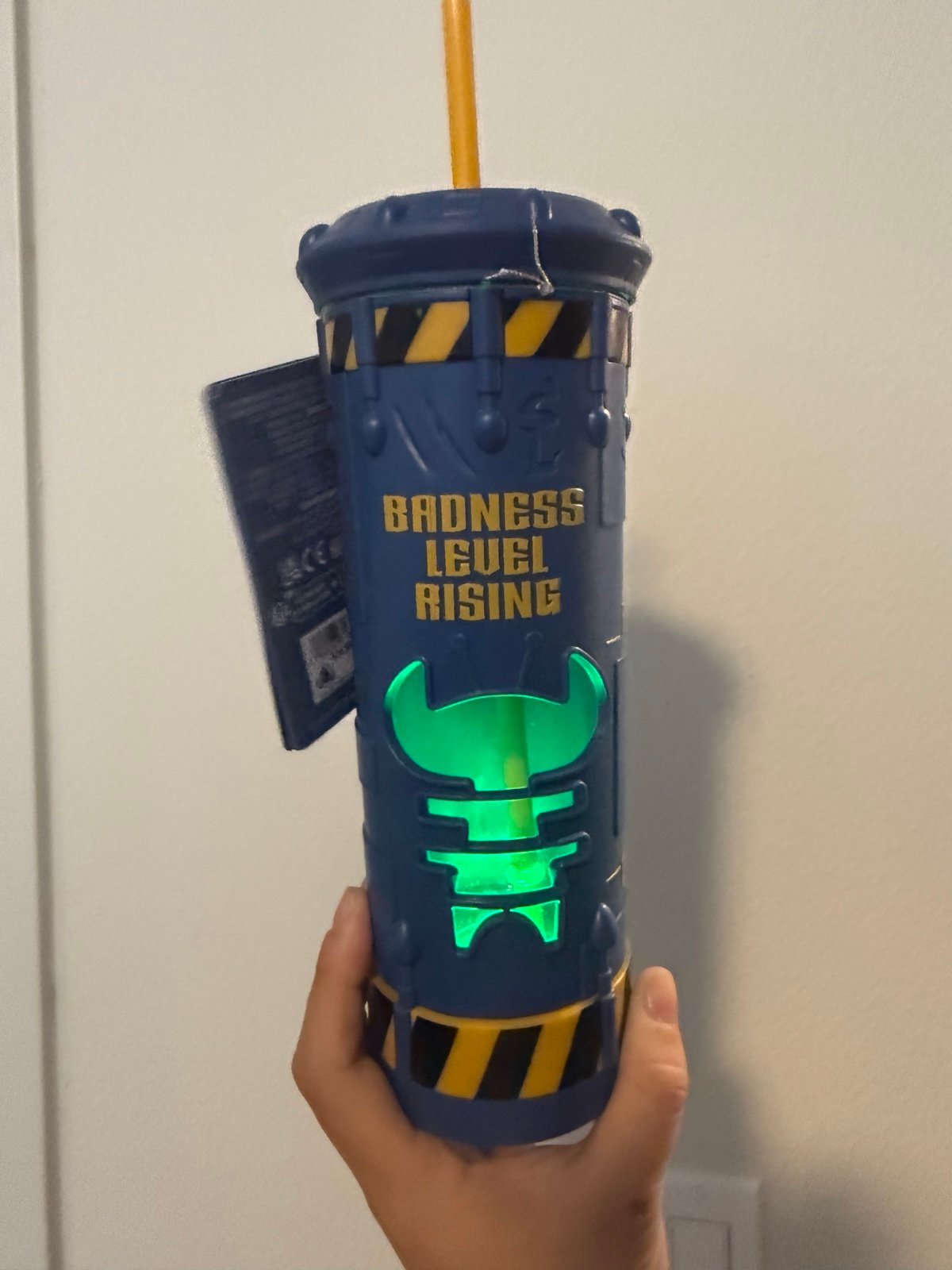 2025 Disney Parks 626 Stitch Rising Badness Level Tumbler Light Up & Sounds