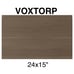 IKEA VOXTORP 24x15 walnut effect drawer front 903.281.35