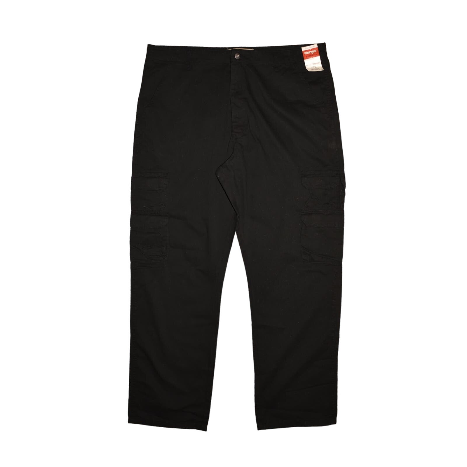 WRANGLER NEW 45 Authentics Twill Relaxed Fit Cargo Pant Black Men's 40