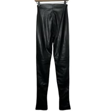 THE ANDAMANE Hoola Faux Leather Leggings High Waist Size 40 EU