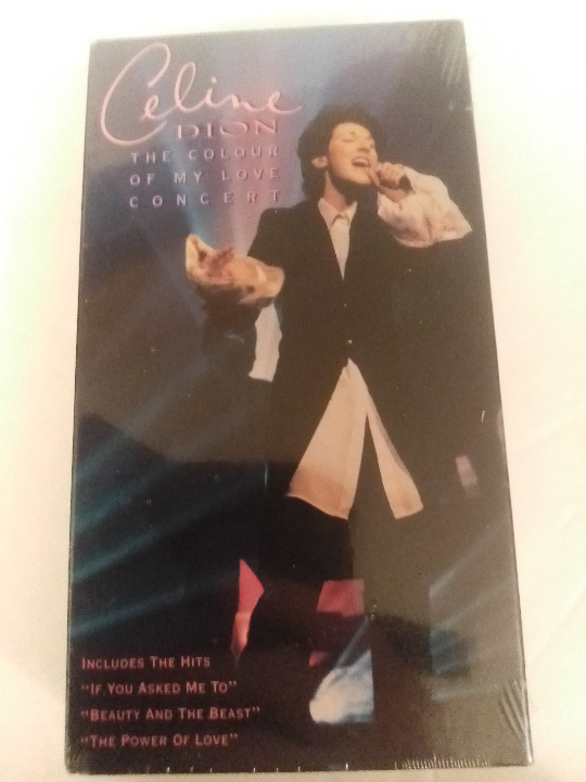 Celine Dion The Colour Of My Love Concert VHS Video Cassette Brand New Sealed