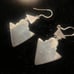 Vintage Handcrafted Sterling Silver Blue Lapis Lazuli Earrings