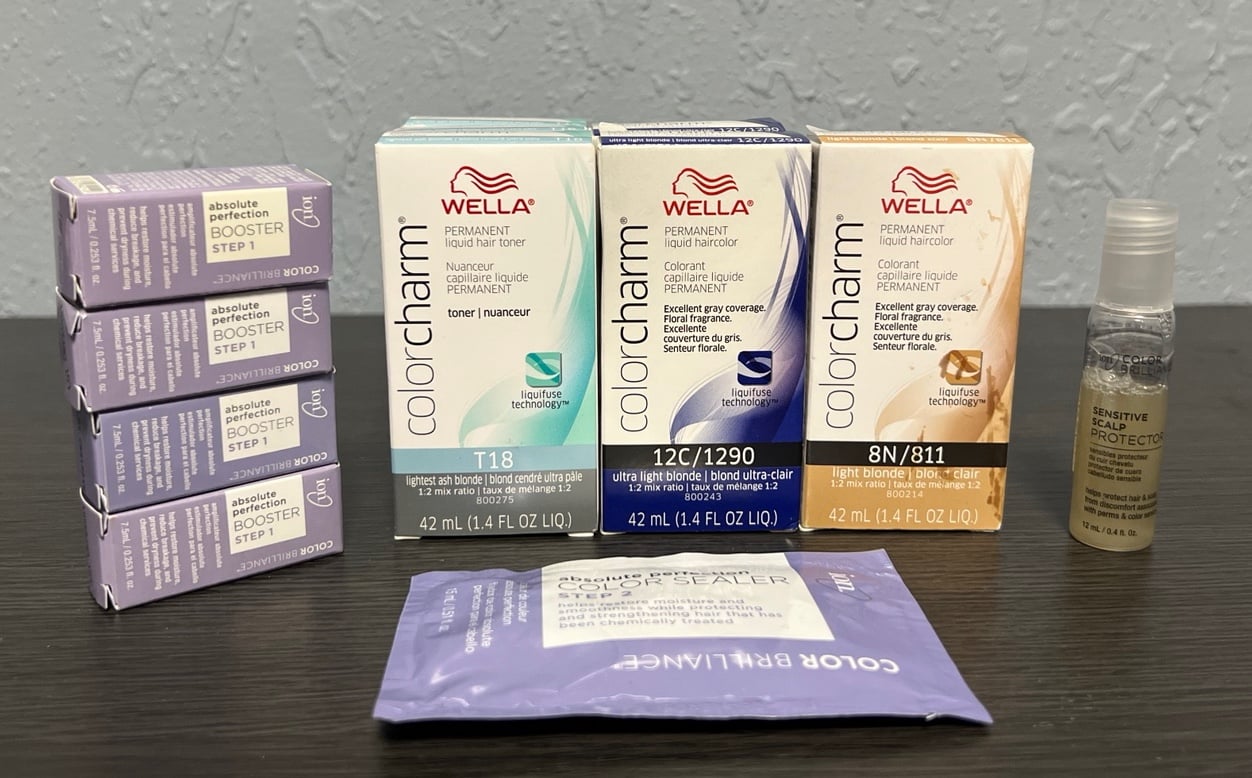 Hair coloring products