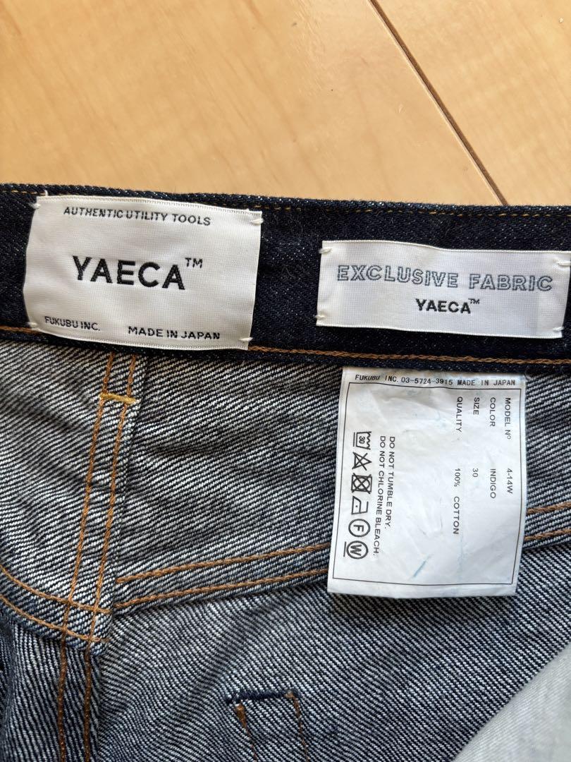 YAECA DENIM PANTS STRAIGHT 14oz / Denim Pants