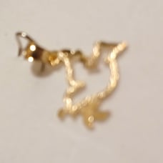 10 kt gold dove pendant