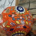 Mexican Pottery Jack O Lantern Candle Holder-NWT