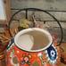Mexican Pottery Jack O Lantern Candle Holder-NWT
