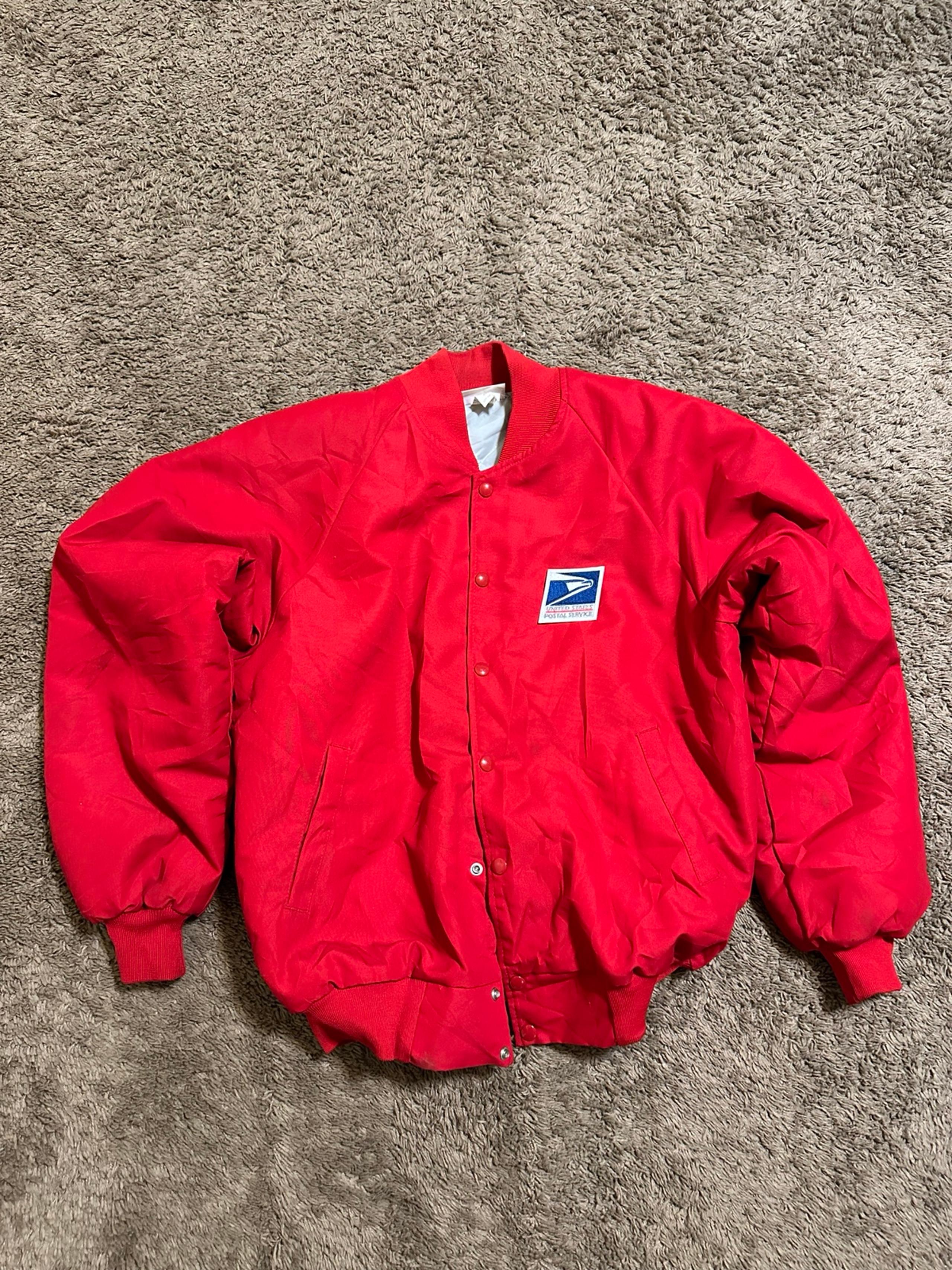 Vintage Hartwell USPS Mailman “red flag” jacket 80s size large