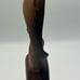 Vintage Hand Carved Abstract Woman Shout for Joy Wood Sculpture Hardwood 11.5”