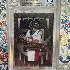 CJ Stroud Rookie Patch Card Bookend /49