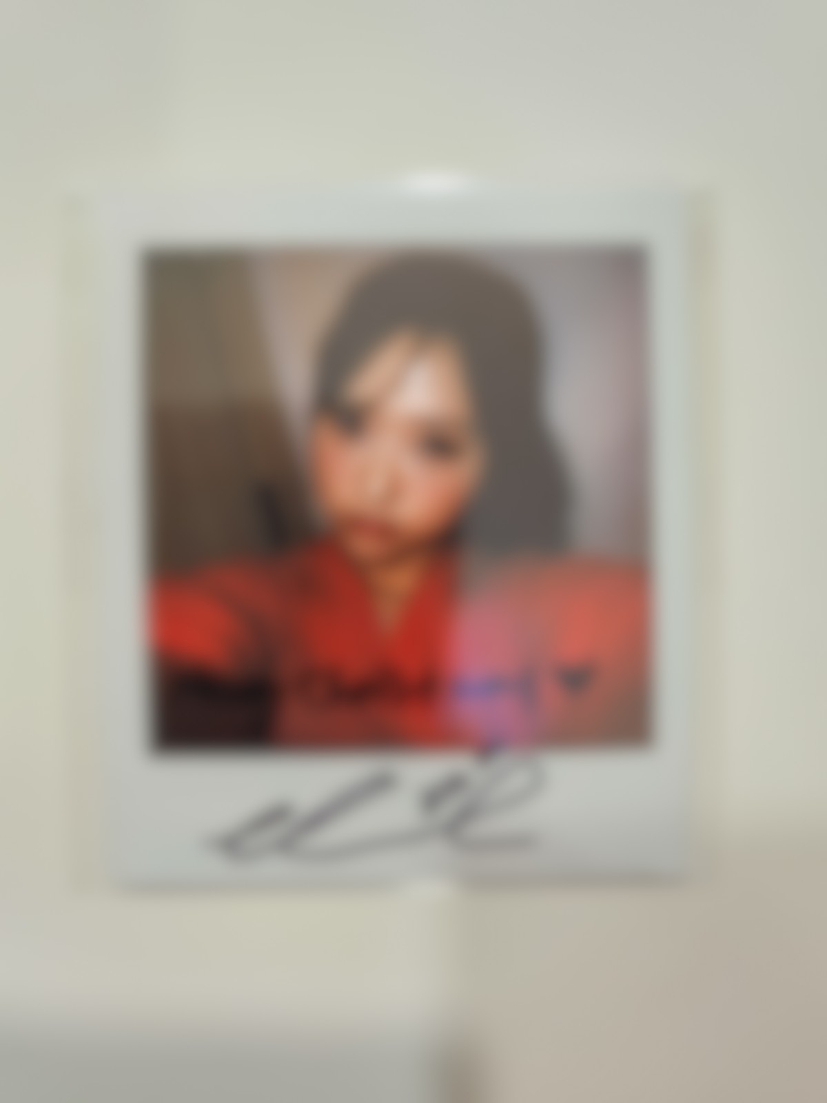 Loossemble Christmas Fansign signed Hyeju polaroid
