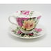 Royale Garden Staffordshire Made in England Flower Teacup and Saucer (C1)