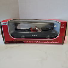 1/18 Diecast Anson 1963 Ford Thunderbird Convertible Black