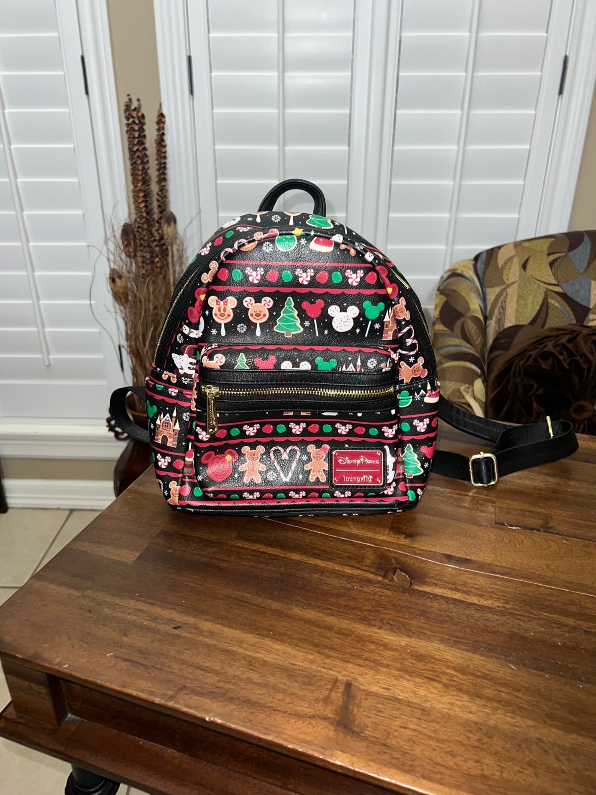 Disney Parks Loungefly Holiday Christmas Snacks Food Icons Backpack 2019