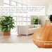 Ultrasonic Aroma Diffuser Humidifier Wood Grain