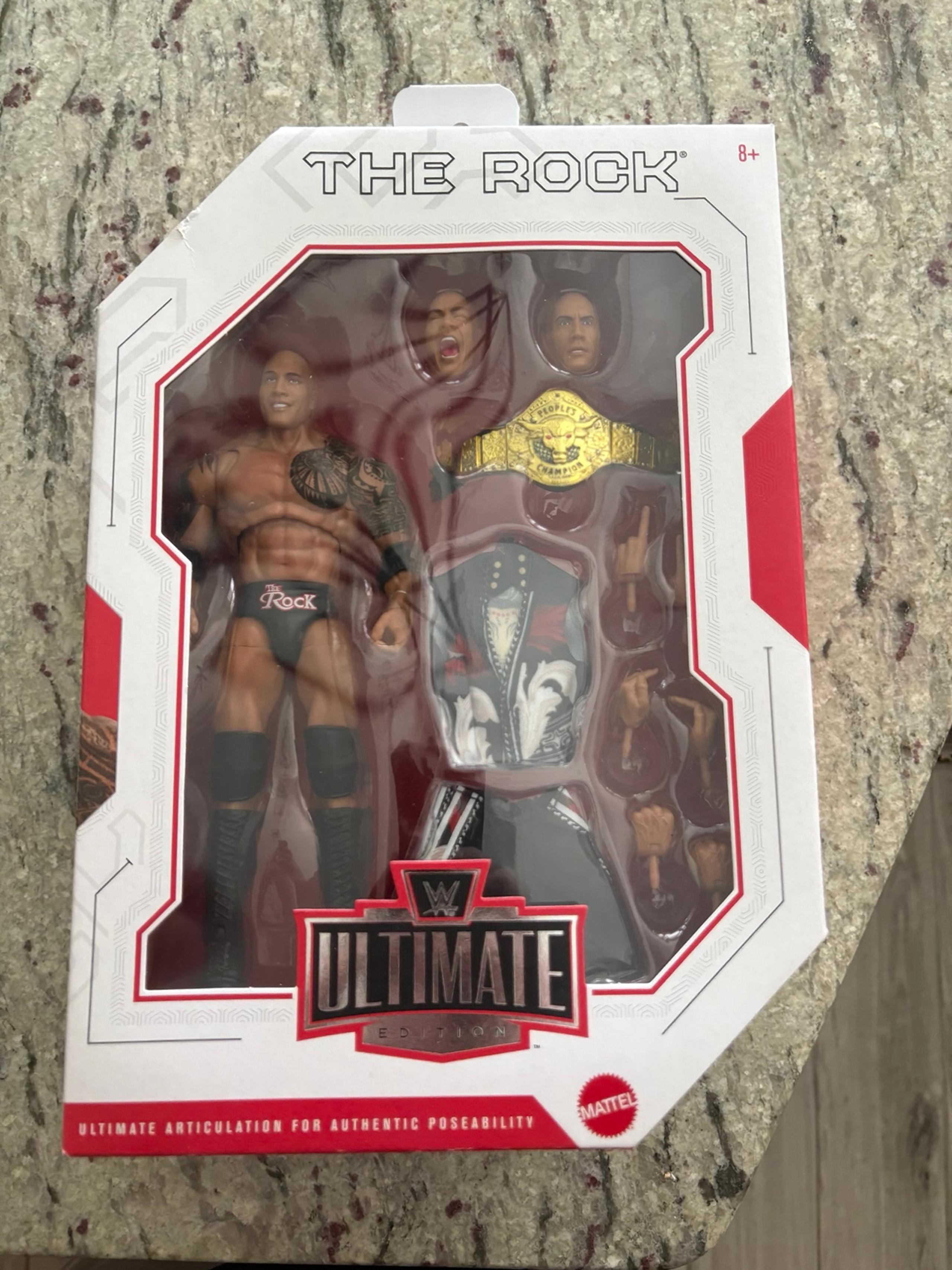 The Rock ultimate edition WWE action figure Final boss