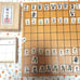 Shogi board, Shogi pieces, wooden set