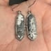 Kendra Scott Fran Silver Earrings in White Howlite