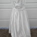 White Satin Toddler/Baby Girl Blessing/Baptism/Christening/Flower Girl Dress
