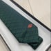 【GUCCI】 Gucci Men's Tie Green Diamond Pattern Tie