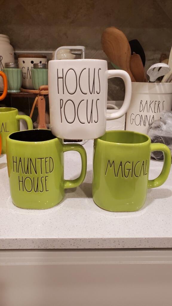 Rae Dunn NEW halloween mugs