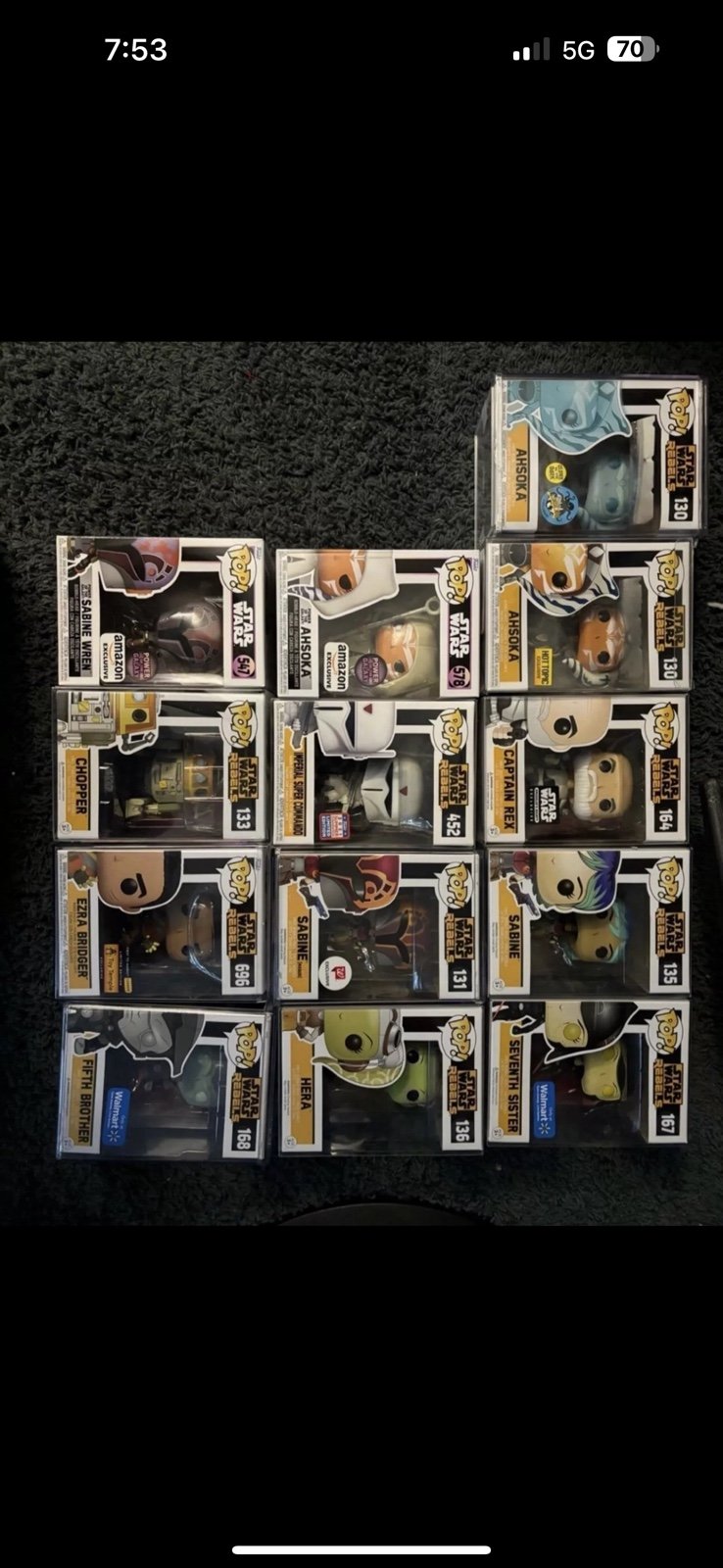RARE rebels and Mandalorian funko pop, GREAT FIND AND BUY