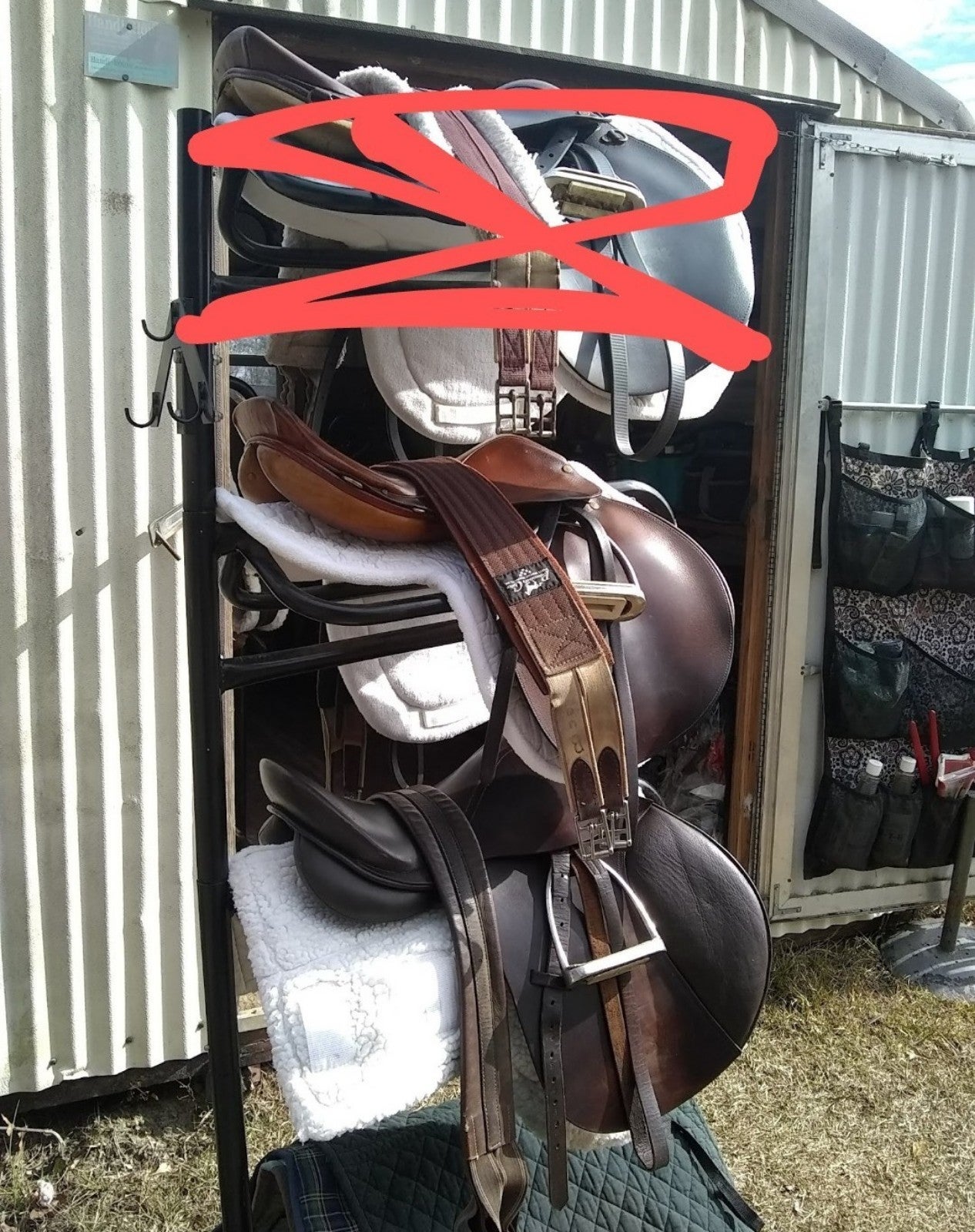 English saddle sets