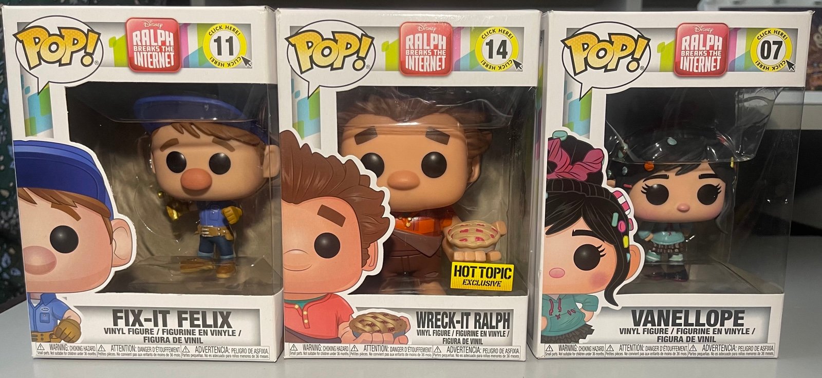 Ralph Breaks the Internet Funko Pops