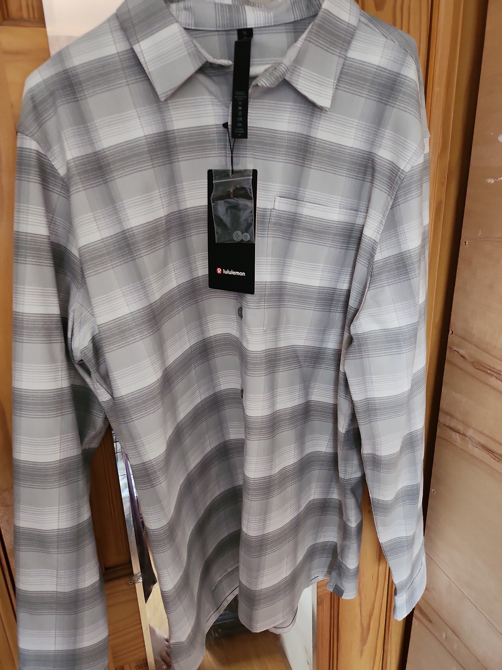 Lululemon masons peak flannel shirt XL