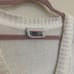 Vintage Forelli White Gold Button Up Cardigan Sweater Retro Old Money