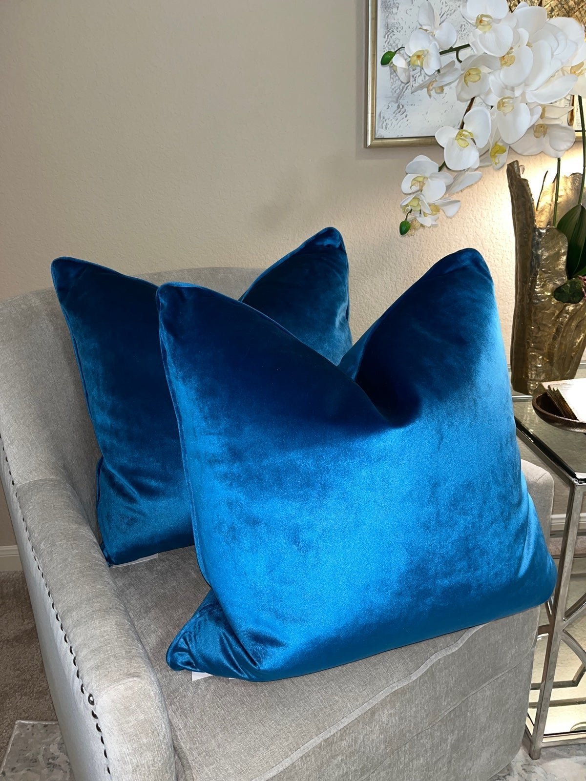 2-NEW RODEO HOME FEATHER FILLED DECORATIVE PILLOWS