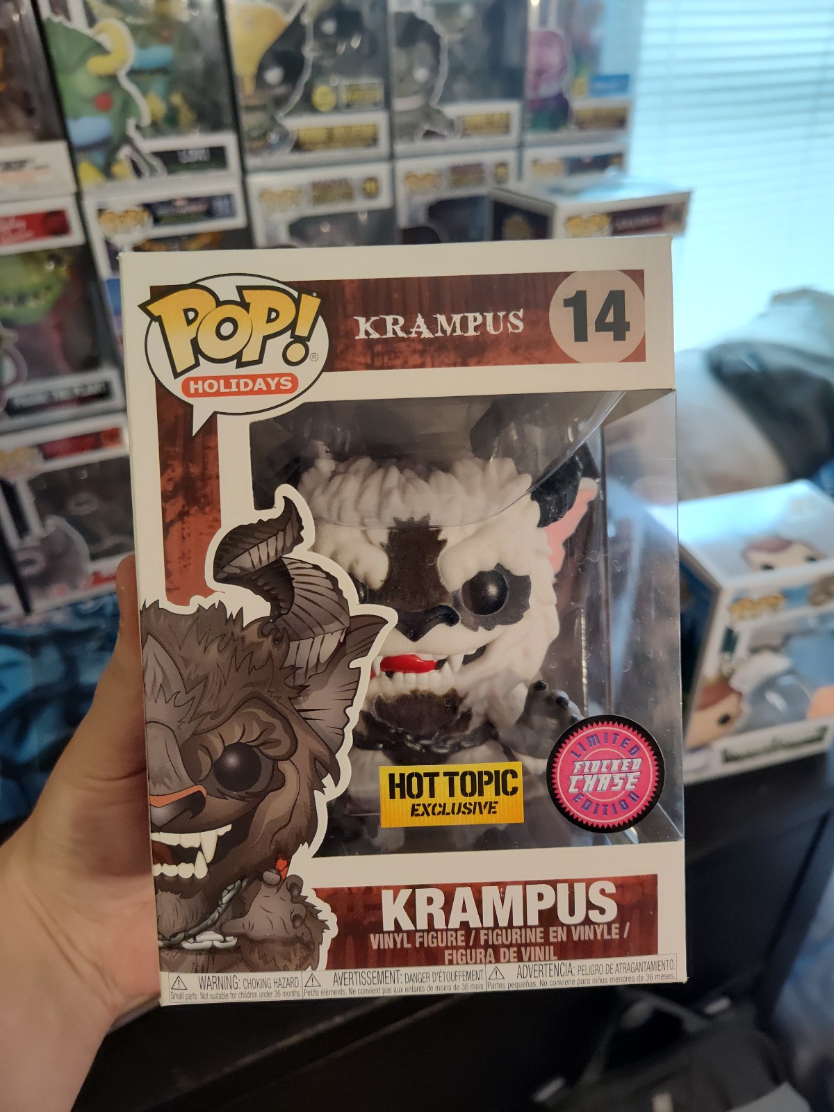 Funko Pop! Krampus 14 Flocked Chase LE Hot Topic Exclusive
