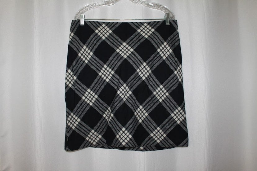 NWT Talbots Plaid A-Line Skirt